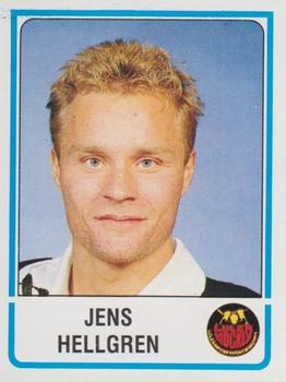 1986-87 Panini Ishockey (Swedish) Stickers #185 Jens Hellgren Front