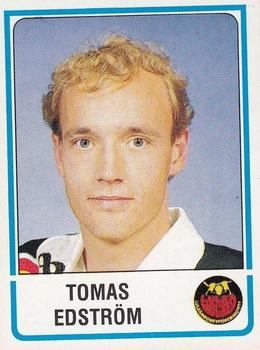 1986-87 Panini Ishockey (Swedish) Stickers #189 Tomas Edstrom Front