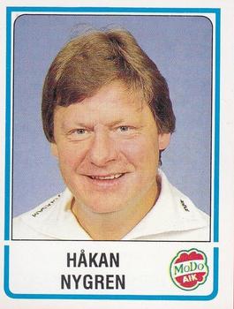 1986-87 Panini Ishockey (Swedish) Stickers #191 Hakan Nygren Front