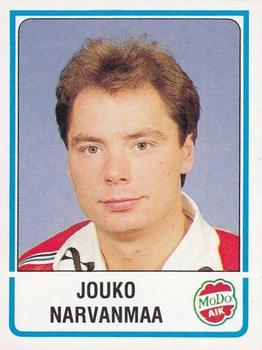 1986-87 Panini Ishockey (Swedish) Stickers #195 Jouko Narvanmaa Front