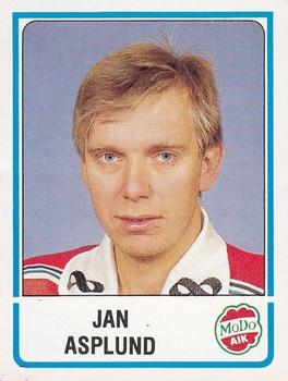 1986-87 Panini Ishockey (Swedish) Stickers #196 Jan Asplund Front