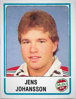 1986-87 Panini Ishockey (Swedish) Stickers #202 Jens Johansson Front