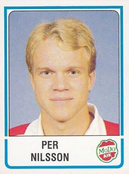 1986-87 Panini Ishockey (Swedish) Stickers #207 Per Nilsson Front