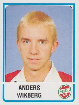 1986-87 Panini Ishockey (Swedish) Stickers #208 Anders Wikberg Front