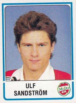 1986-87 Panini Ishockey (Swedish) Stickers #213 Ulf Sandstrom Front