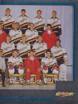 1986-87 Panini Ishockey (Swedish) Stickers #229 Team Photo Front