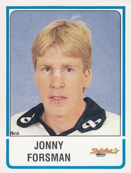 1986-87 Panini Ishockey (Swedish) Stickers #232 Johnny Forsman Front