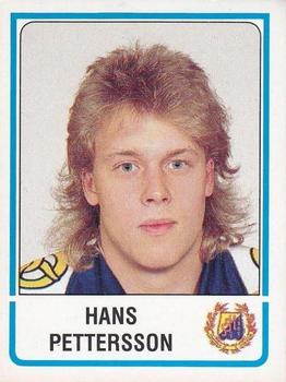 1986-87 Panini Ishockey (Swedish) Stickers #257 Hans Pettersson Front