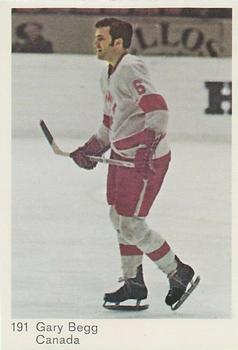 1970-71 Cumulus Mastar-Serien (Swedish) #191 Gary Begg Front