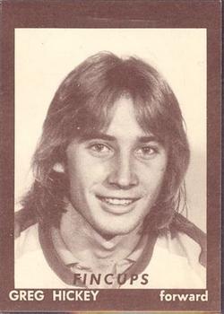 1974-75 Hamilton Fincups (OHA) #NNO Greg Hickey Front