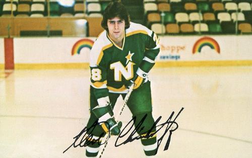 1980-81 Minnesota North Stars Postcards #NNO Steve Christoff Front