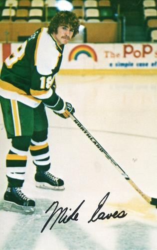 1980-81 Minnesota North Stars Postcards #NNO Mike Eaves Front