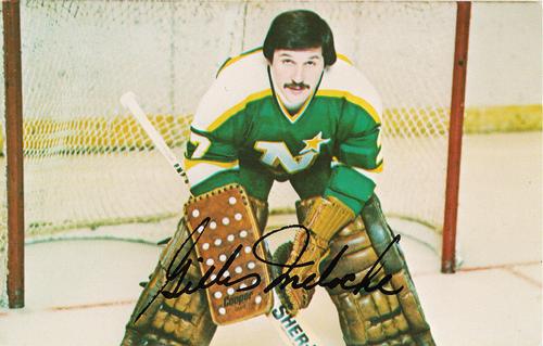 1980-81 Minnesota North Stars Postcards #NNO Gilles Meloche Front