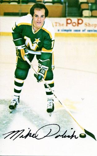 1980-81 Minnesota North Stars Postcards #NNO Mike Polich Front