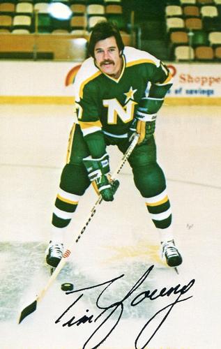 1980-81 Minnesota North Stars Postcards #NNO Tim Young Front