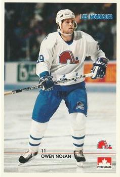 1990-91 Quebec Nordiques #NNO Owen Nolan Front