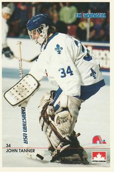 1990-91 Quebec Nordiques #NNO John Tanner Front