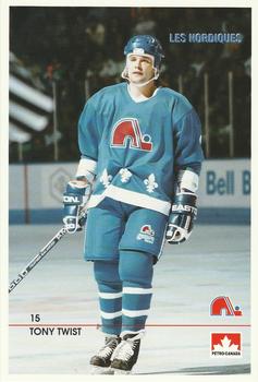 1990-91 Quebec Nordiques #NNO Tony Twist Front