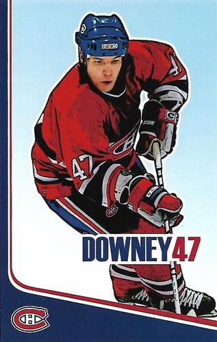2006-07 Montreal Canadiens Postcards #NNO Aaron Downey Front