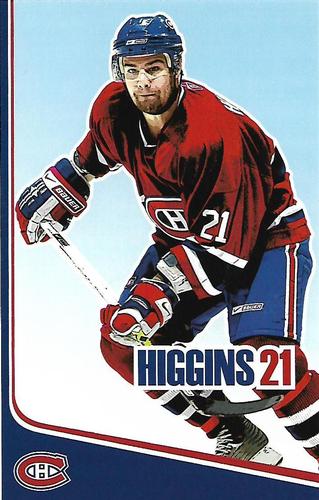 2006-07 Montreal Canadiens Postcards #NNO Chris Higgins Front
