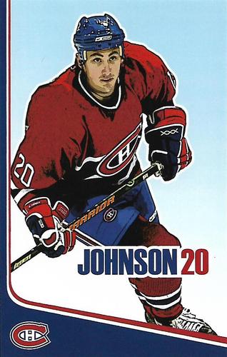 2006-07 Montreal Canadiens Postcards #NNO Mike Johnson Front