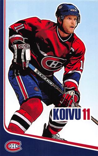 2006-07 Montreal Canadiens Postcards #NNO Saku Koivu Front