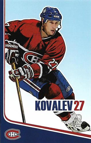 2006-07 Montreal Canadiens Postcards #NNO Alexei Kovalev Front