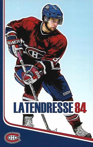 2006-07 Montreal Canadiens Postcards #NNO Guillaume Latendresse Front