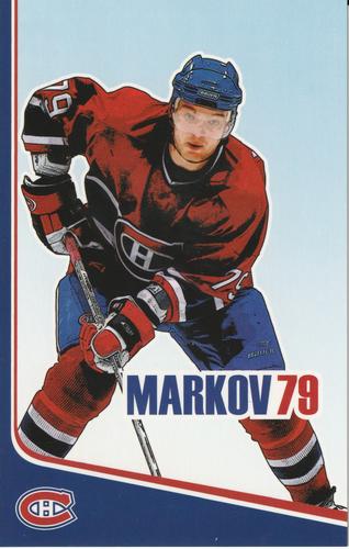 2006-07 Montreal Canadiens Postcards #NNO Andrei Markov Front