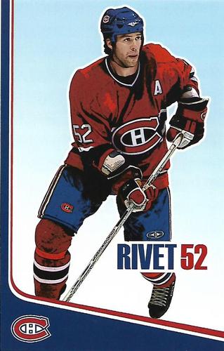 2006-07 Montreal Canadiens Postcards #NNO Craig Rivet Front