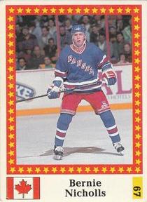 1991 Semic Hokej MS (Czechoslovakian) Stickers #67 Bernie Nicholls Front