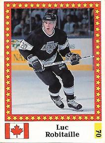 1991 Semic Hokej MS (Czechoslovakian) Stickers #70 Luc Robitaille Front