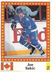 1991 Semic Hokej MS (Czechoslovakian) Stickers #75 Joe Sakic Front