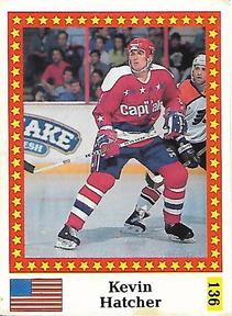 1991 Semic Hokej MS (Czechoslovakian) Stickers #136 Kevin Hatcher Front