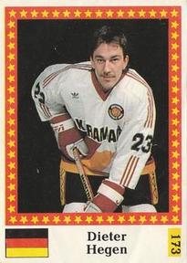 1991 Semic Hokej MS (Czechoslovakian) Stickers #173 Dieter Hegen Front