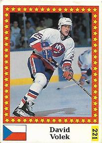 1991 Semic Hokej MS (Czechoslovakian) Stickers #221 David Volek Front