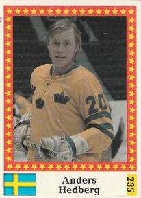 1991 Semic Hokej MS (Czechoslovakian) Stickers #235 Anders Hedberg Front