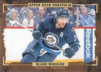 2015-16 Upper Deck Portfolio #84 Blake Wheeler Front
