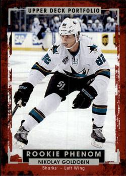 2015-16 Upper Deck Portfolio #219 Nikolay Goldobin Front