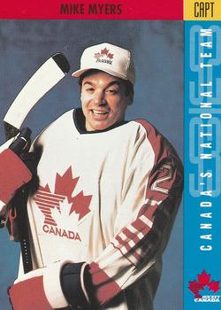 1992-93 Alberta Lotteries Canada's National Team #NNO Mike Myers Front