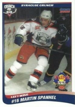 2001-02 Choice Syracuse Crunch (AHL) #11 Martin Spanhel Front