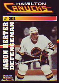 1992-93 Hamilton Canucks (AHL) #NNO Jason Herter Front