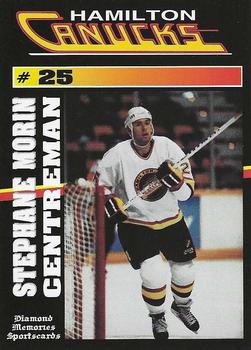 1992-93 Hamilton Canucks (AHL) #NNO Stephane Morin Front