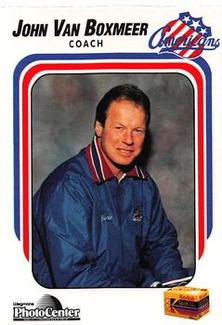 1992-93 Kodak Rochester Americans (AHL) #NNO John Van Boxmeer Front
