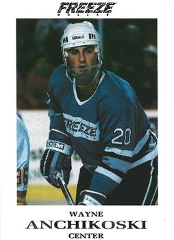 1992-93 Dallas Freeze (CHL) #NNO Wayne Anchikoski Front