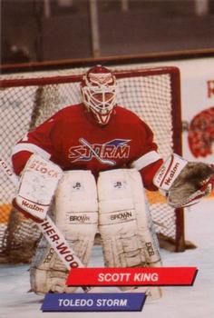 1992-93 Toledo Storm (ECHL) Series 2 #8 Scott King Front
