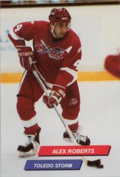 1992-93 Toledo Storm (ECHL) Series 2 #11 Alex Roberts Front