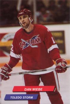 1992-93 Toledo Storm (ECHL) Series 2 #15 Dan Wiebe Front
