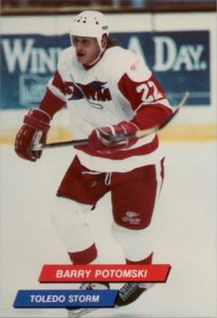 1992-93 Toledo Storm (ECHL) Series 2 #22 Barry Potomski Front