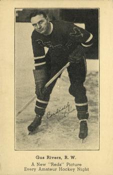 1936-37 Providence Reds (AHL) #NNO Gus Rivers Front